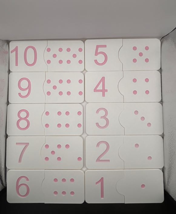 Matching Game Numbers and Dots