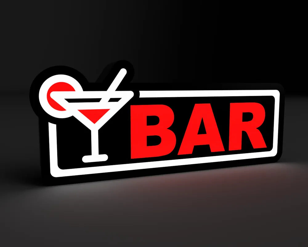 Bar Sign Lightbox