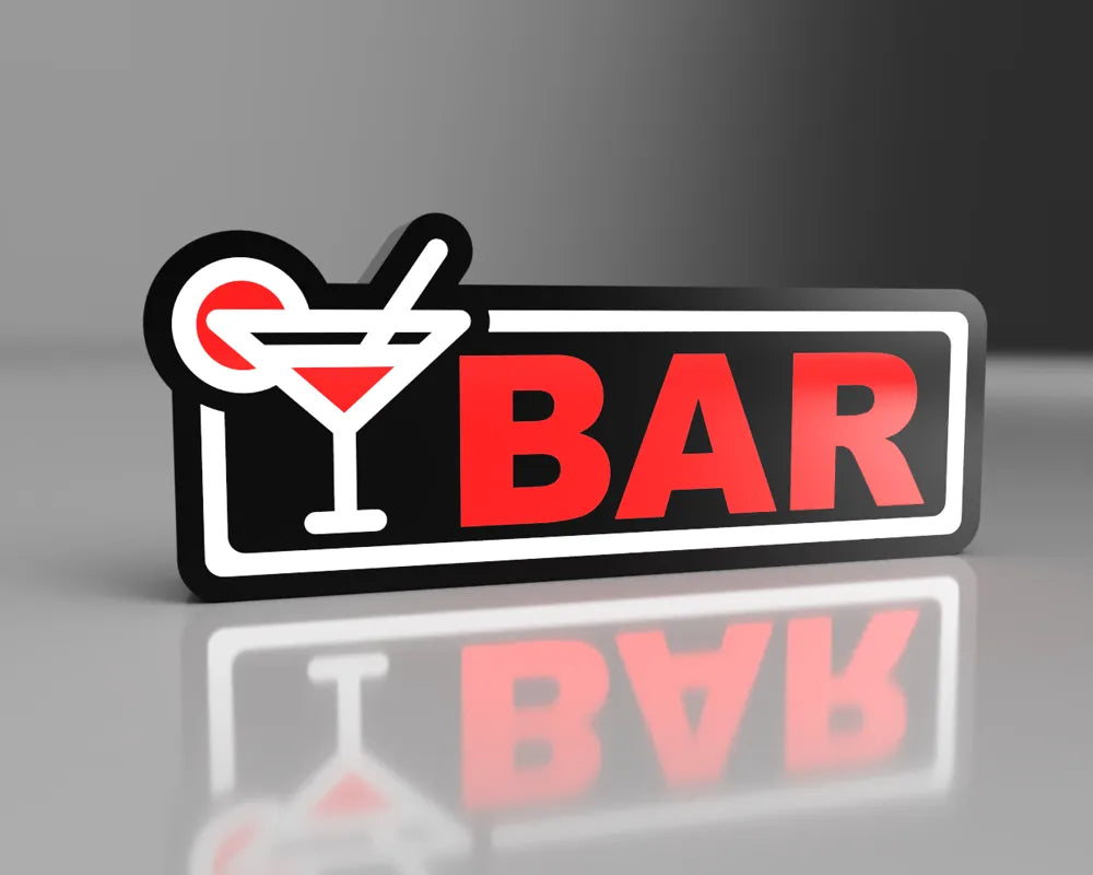 Bar Sign Lightbox