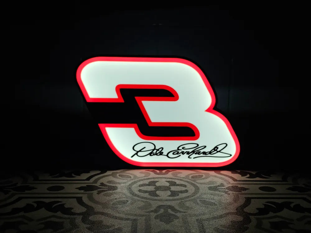 Dale Earndhart Lightbox ( w Signature)
