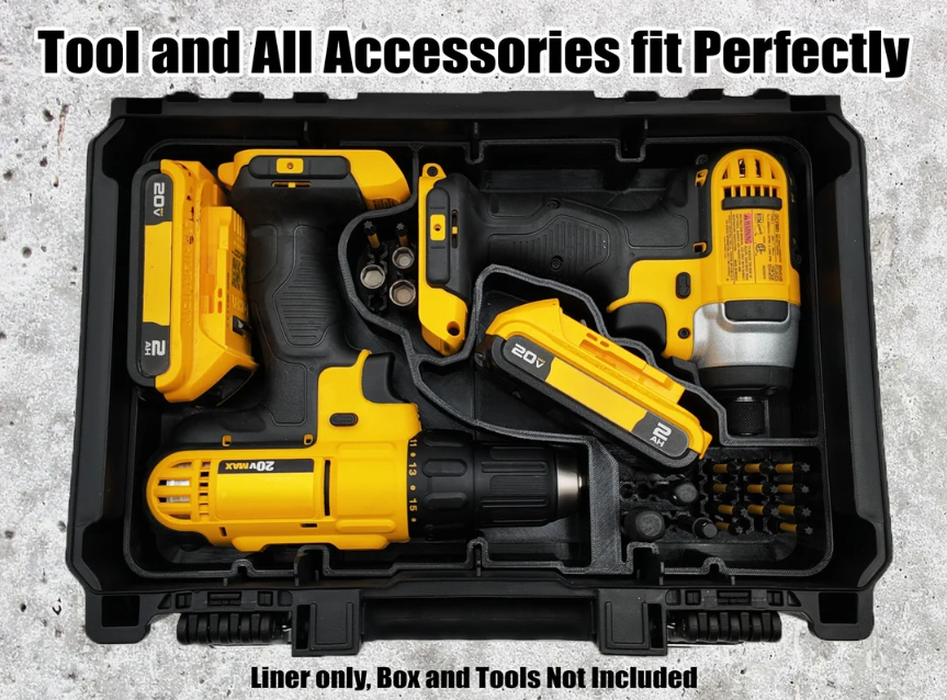 Dewalt 20V Max Drill Set Organizer