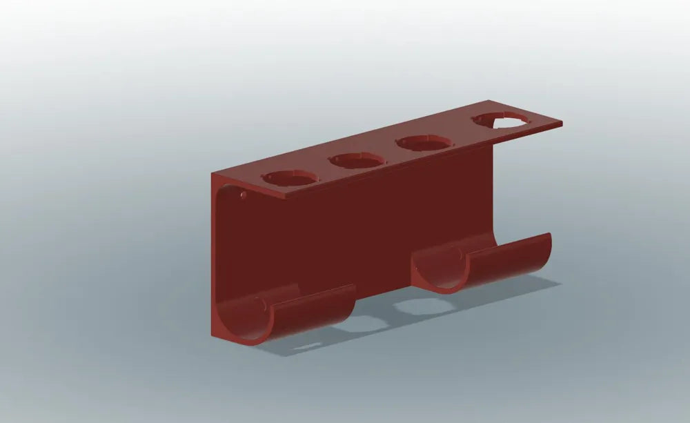Handmade, 3D Printed Dyson Airwrap Wall Organizer
