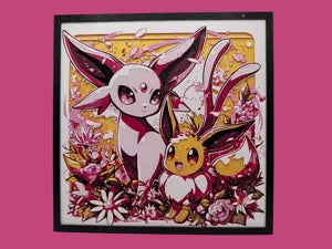 Espeon and Evee Frame