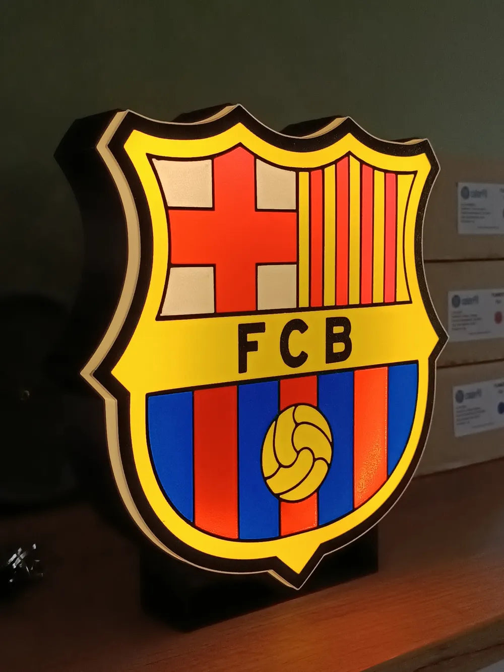 FC Barcelona Display Lightbox