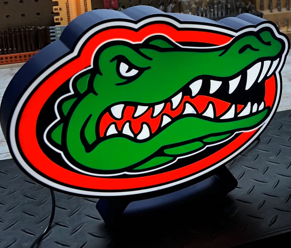 Florida Gators Lightbox (Croc Style)