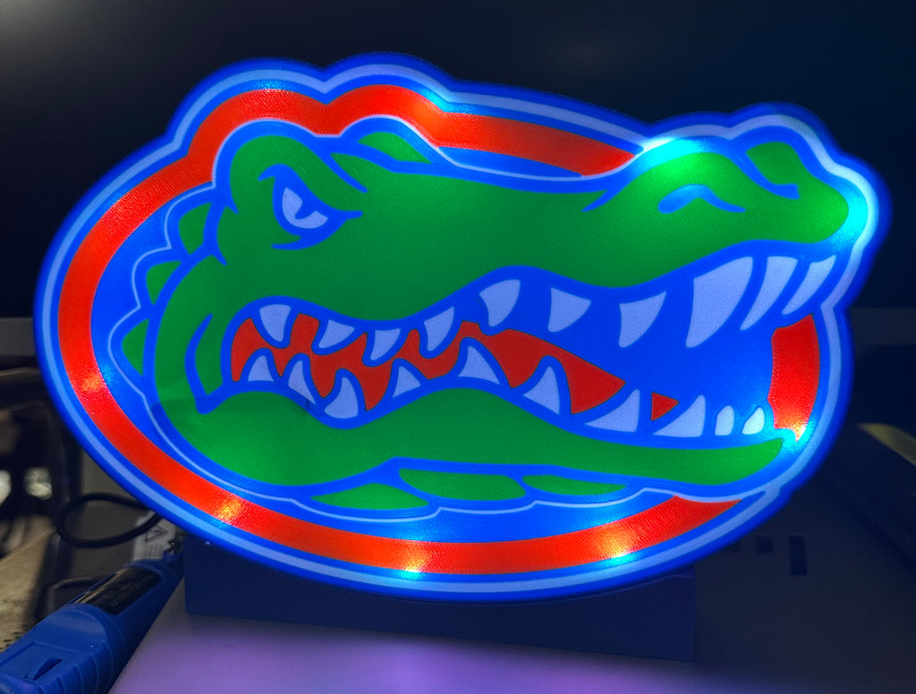 Florida Gators Lightbox (Croc Style)
