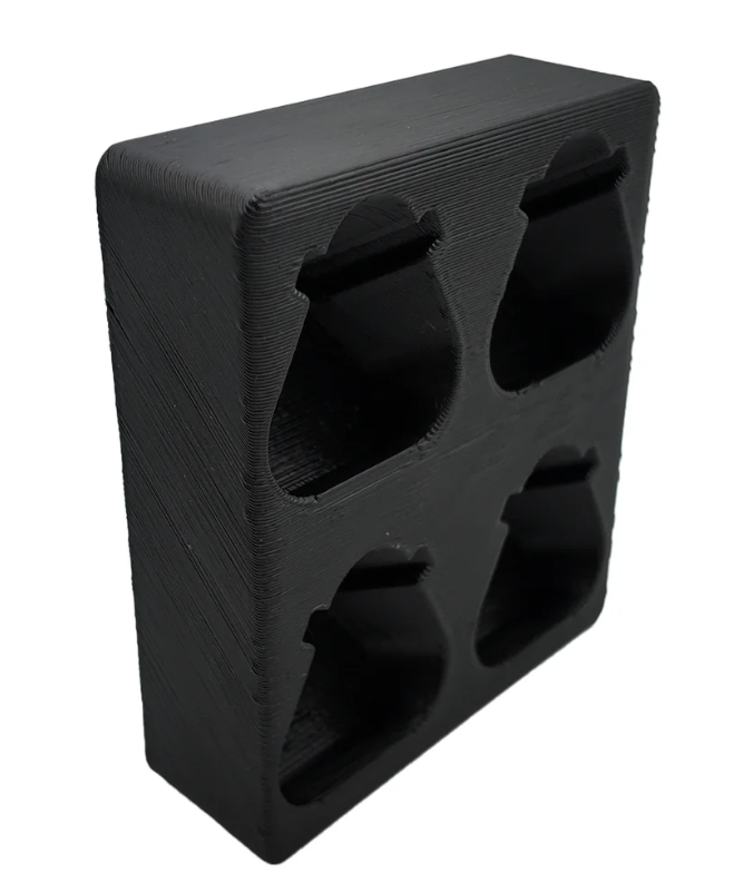 M12 Battery Holder Quad Mount