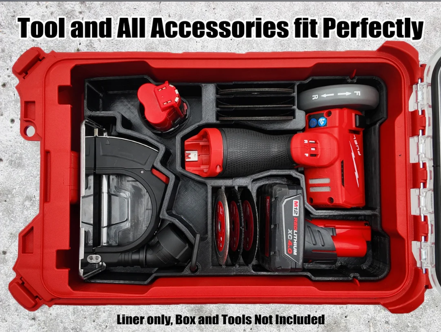 M12 Fuel 3" Compact Cut Off Tool Organizer