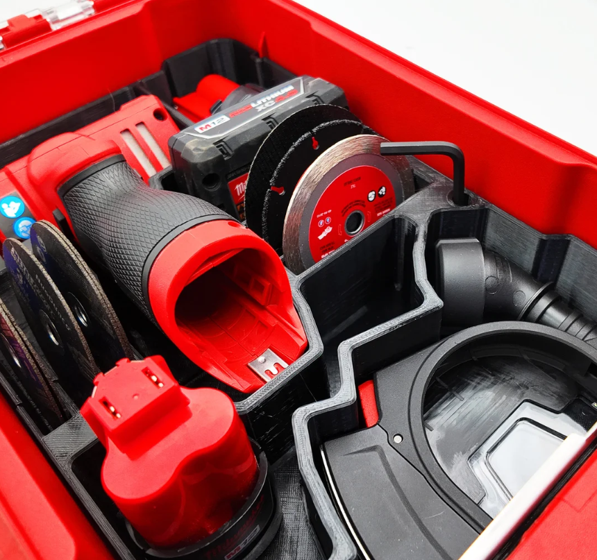 M12 Fuel 3" Compact Cut Off Tool Organizer