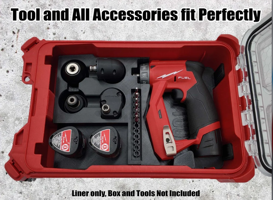 M12 Fuel Installation Drill Organizer ( Version 3 )