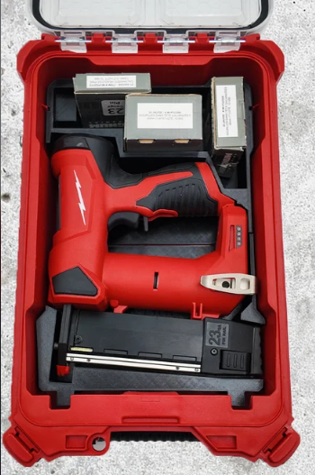 M12 Pin Nailer Organizer for Milwaukee Compact Packout (Version 2)
