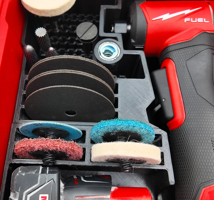 M12 Right Angle Die Grinder Organizer