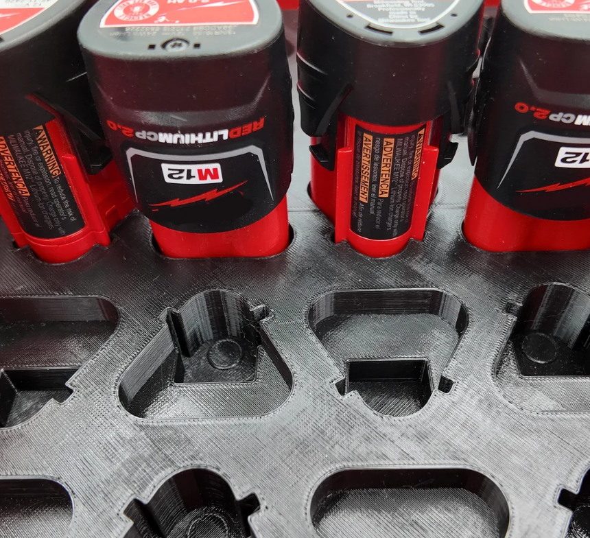 M12 Small Battery Organizer