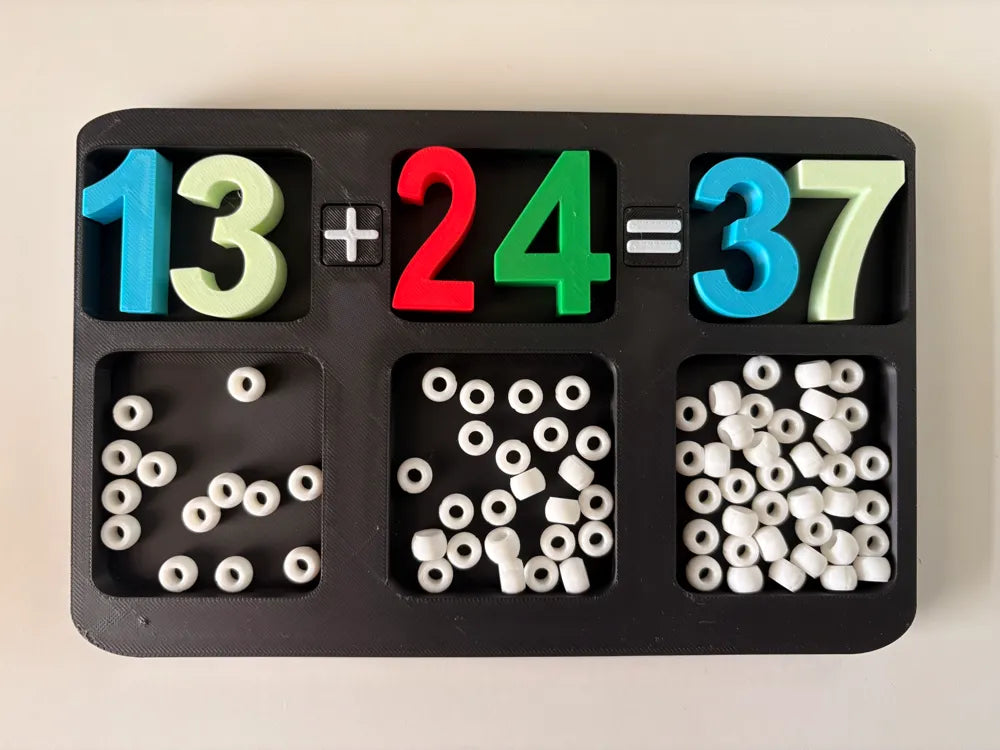 Math Learning Tray
