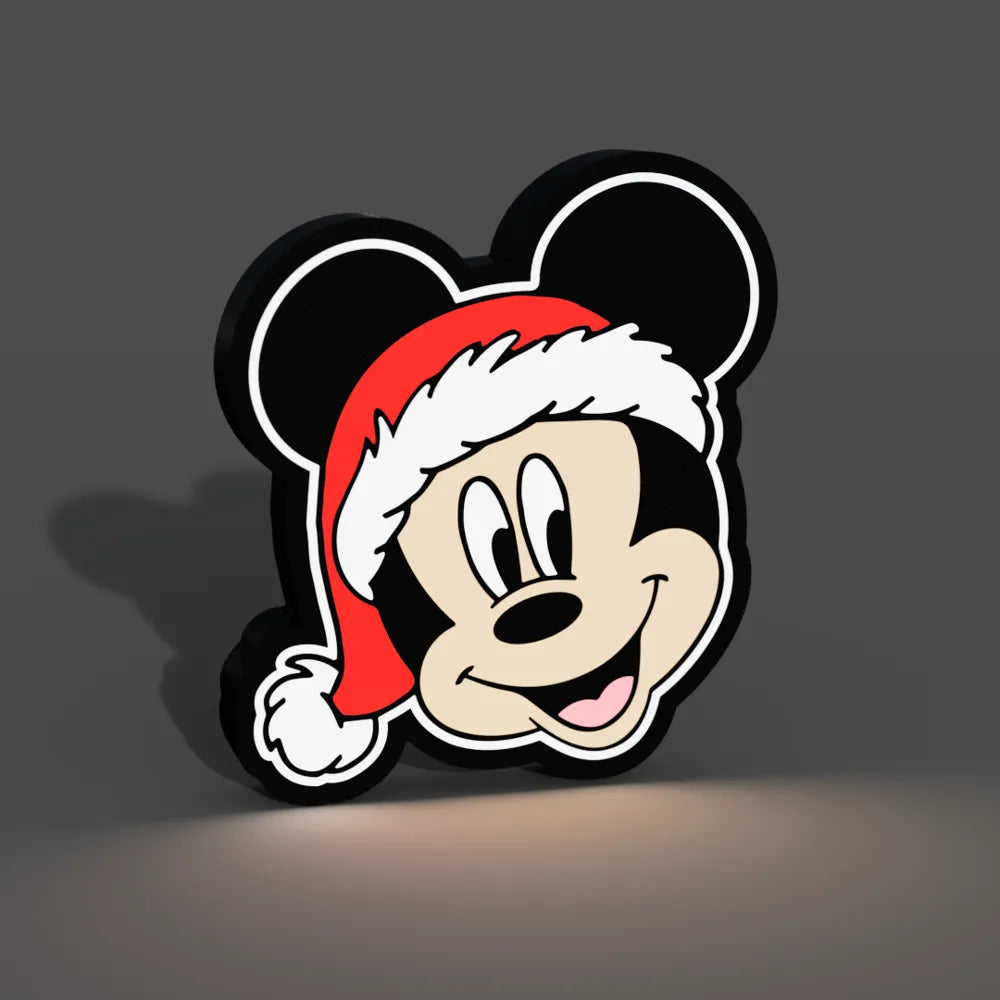 Mickey Christmas Head Lightbox