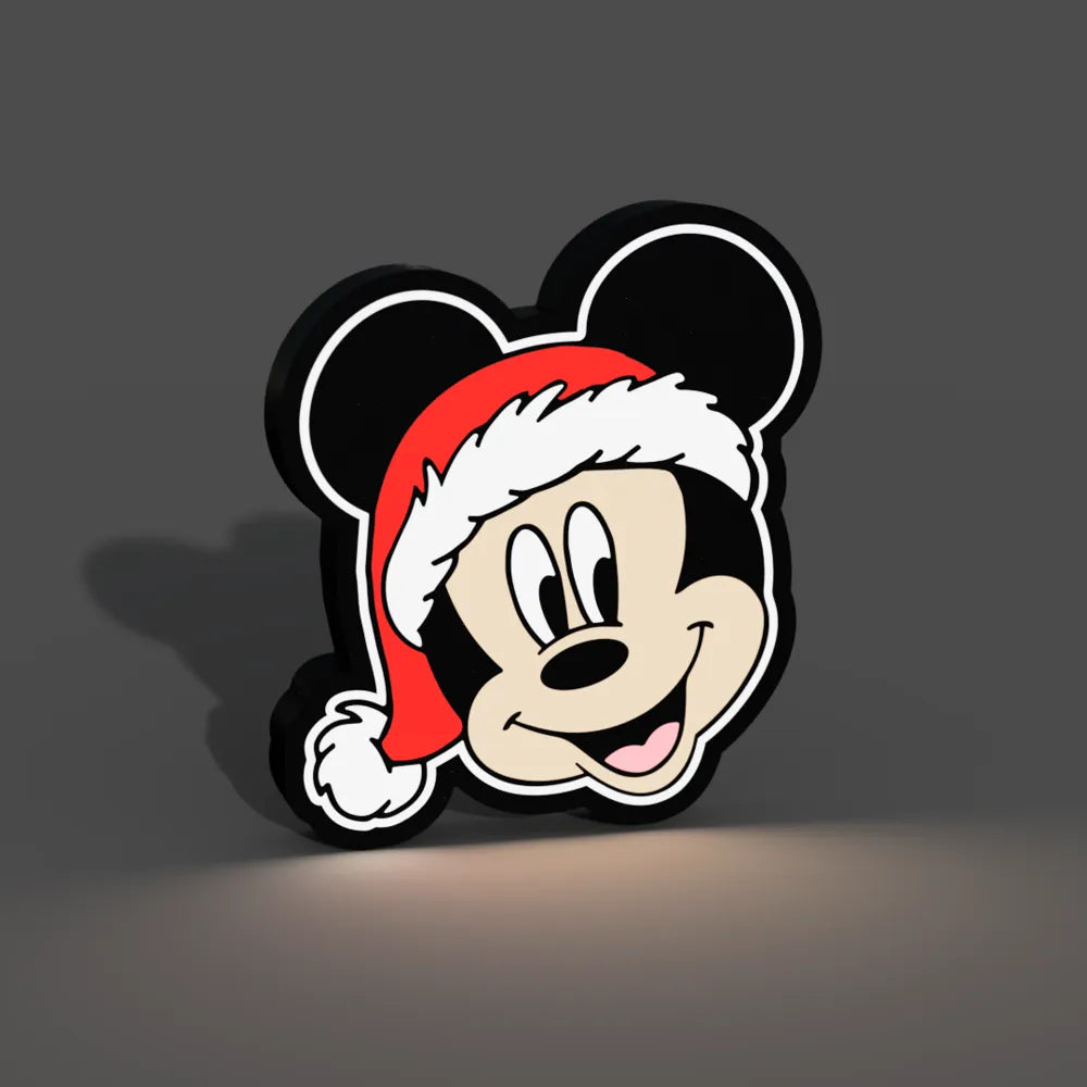 Mickey Christmas Head Lightbox