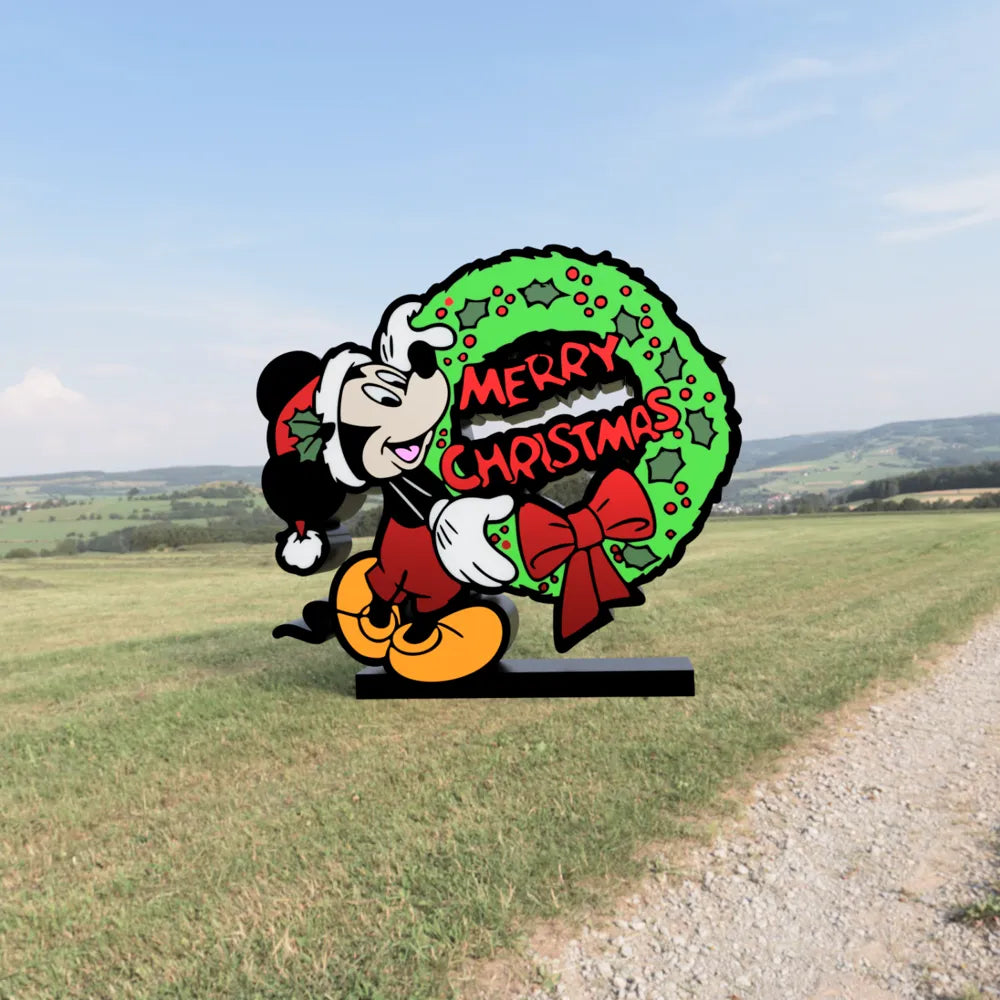 Mickey Christmas Light Box