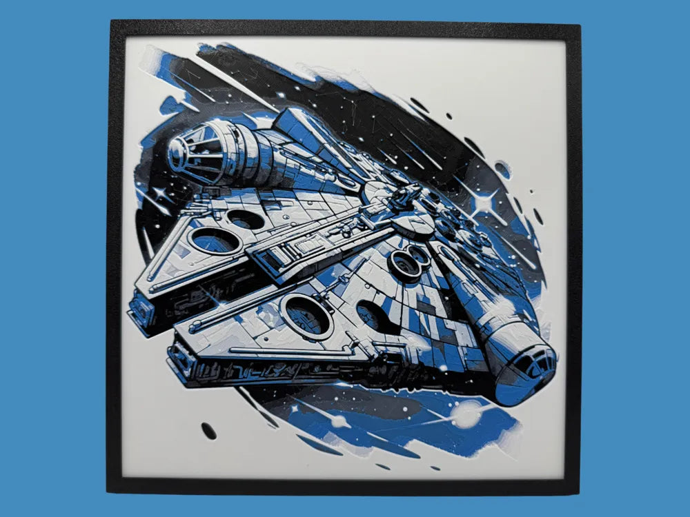 Millennium Falcon Frame Display