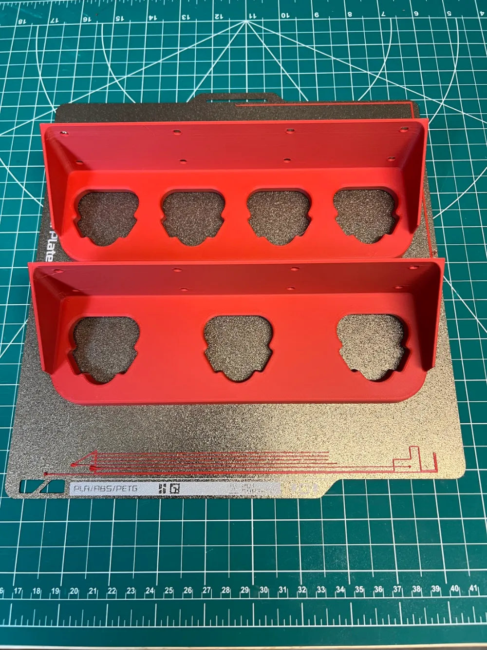 Milwaukee M12 Battery Mounts 3 wide, 4 narrow