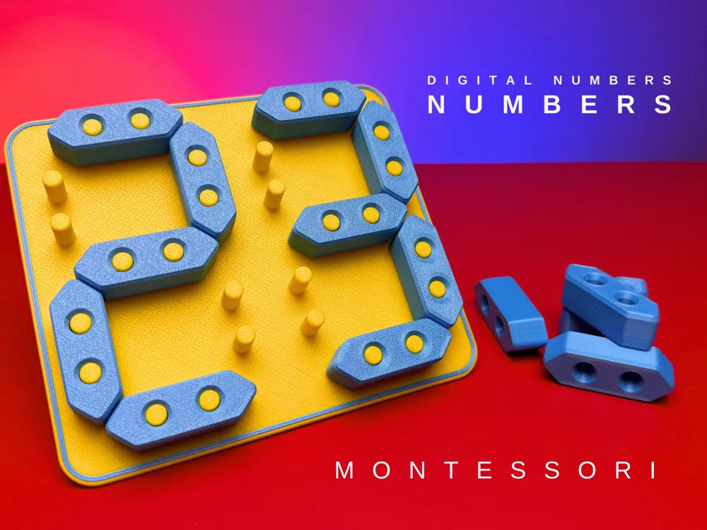 Montessori Digital Numbers