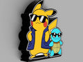 Pikachu and Squirtle LightBox