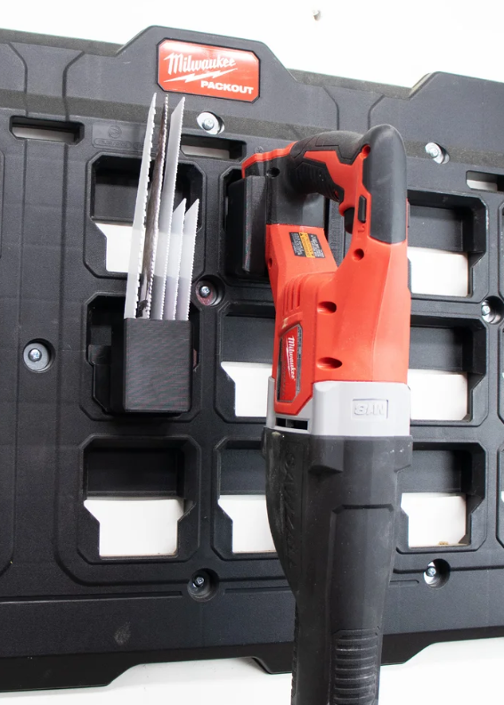 Reciprocating Saw Mount with Blade Holder
