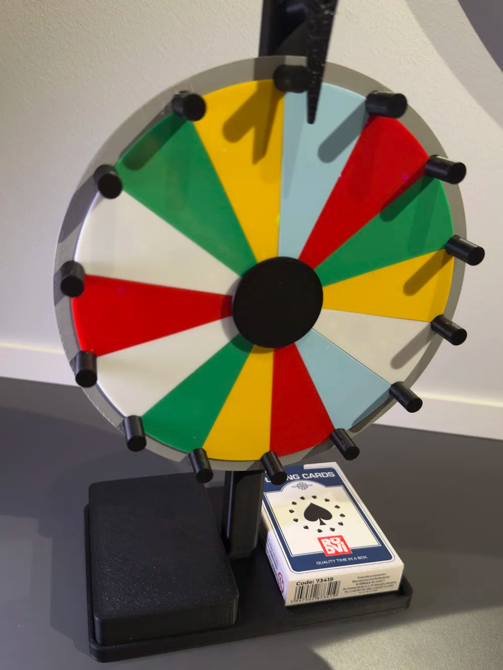 Spin Wheel with Modular Storage