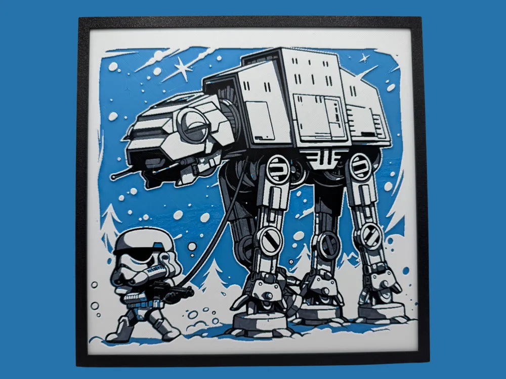 Storm Trooper Walk Frame Display
